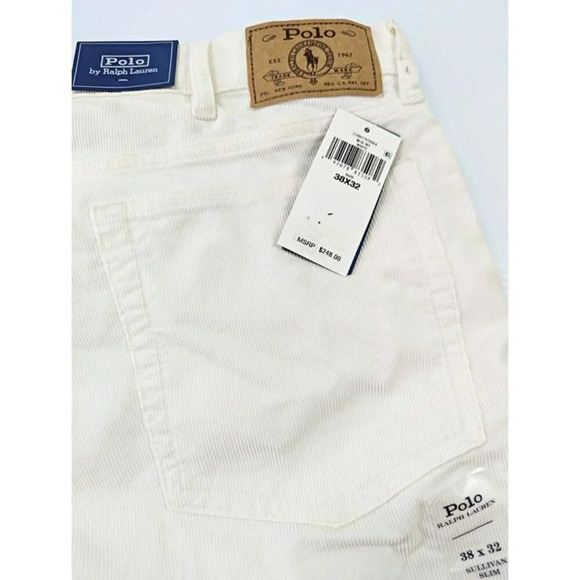 Polo Ralph Lauren The Sullivan Slim Fit Stretch Corduroy Pants 38 x 32 MSRP $248 - Picture 8 of 9